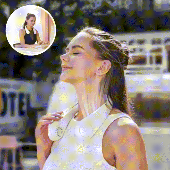 Urban™ Breeze Band: Turbo Neck Fan for On-the-Go Cooling | Urban Gadget